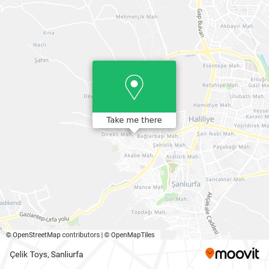 Çelik Toys map