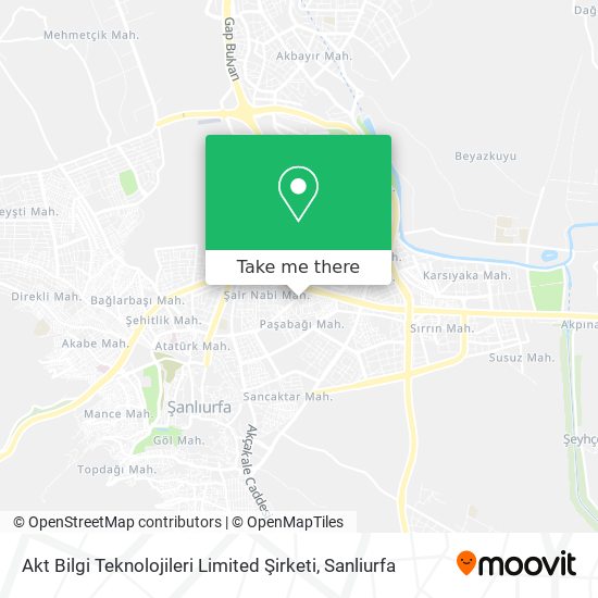 Akt Bilgi Teknolojileri Limited Şirketi map