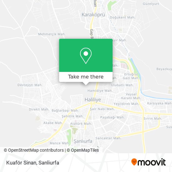 Kuaför Sinan map
