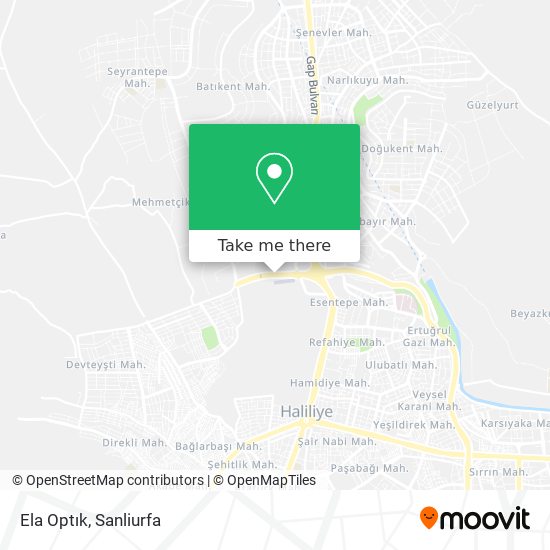 Ela Optık map