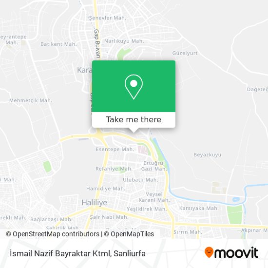 İsmail Nazif Bayraktar Ktml map