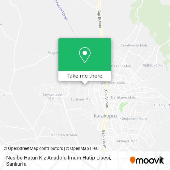 Nesibe Hatun Kiz Anadolu İmam Hatip Lisesi map