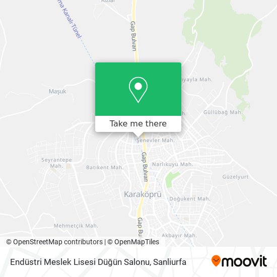 Endüstri Meslek Lisesi Düğün Salonu map