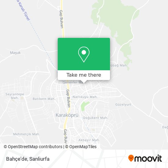 Bahçe'de map