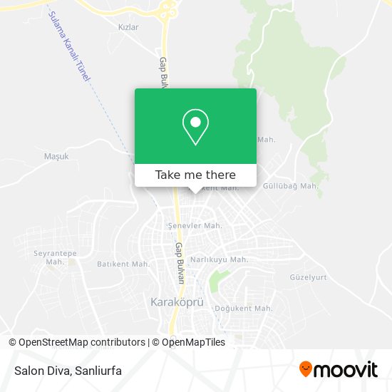 Salon Diva map