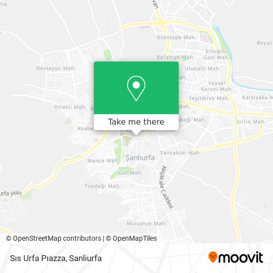 Sıs Urfa Pıazza map