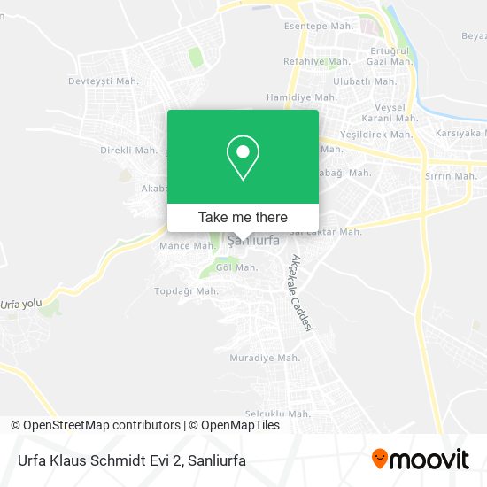 Urfa Klaus Schmidt Evi 2 map