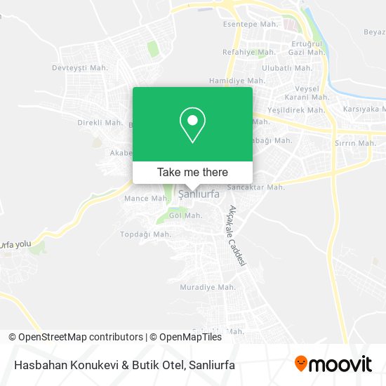 Hasbahan Konukevi & Butik Otel map
