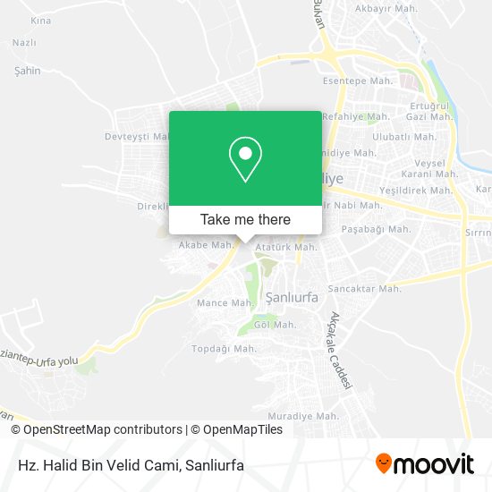 Hz. Halid Bin Velid Cami map