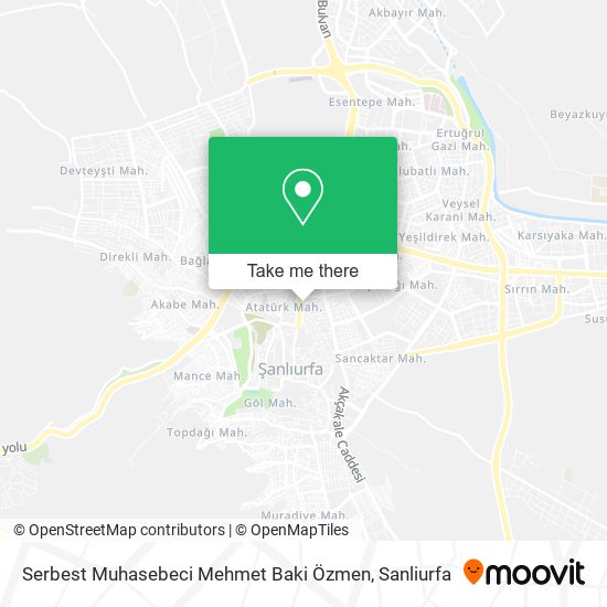Serbest Muhasebeci Mehmet Baki Özmen map