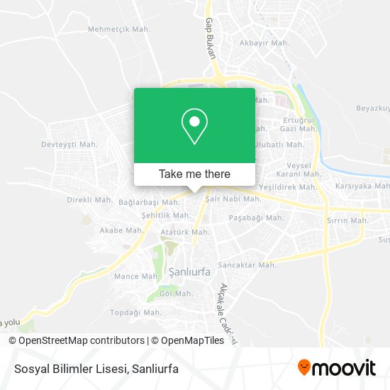 Sosyal Bilimler Lisesi map