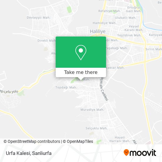 Urfa Kalesi map