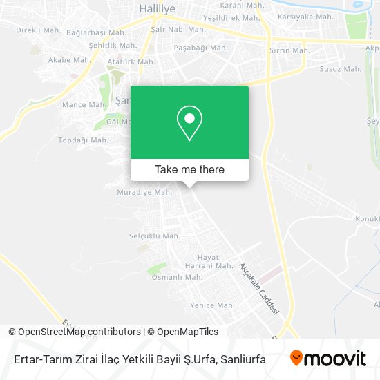 Ertar-Tarım Zirai İlaç Yetkili Bayii Ş.Urfa map
