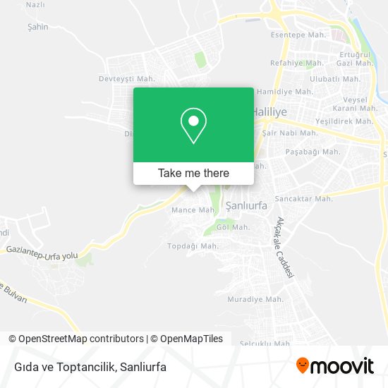 Gıda ve Toptancilik map