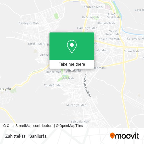 Zahittekstil map