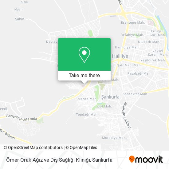 Ömer Orak Ağız ve Diş Sağlığı Kliniği map