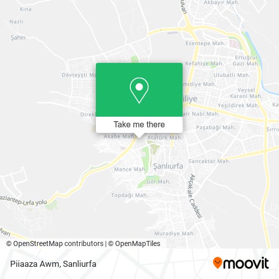 Piiaaza Awm map