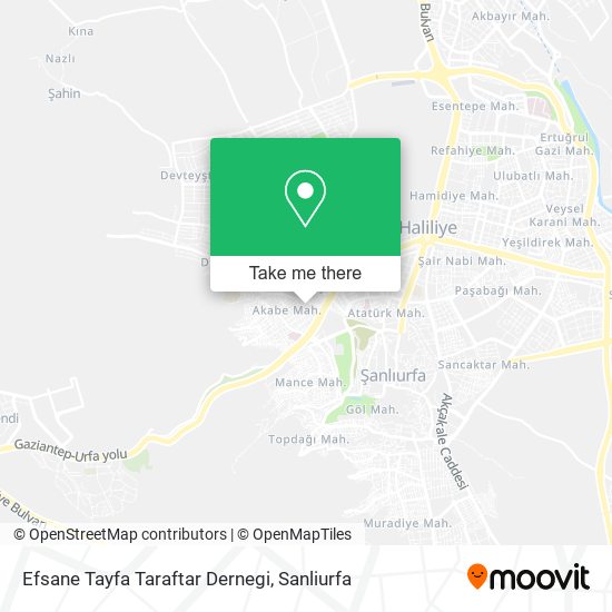 Efsane Tayfa Taraftar Dernegi map