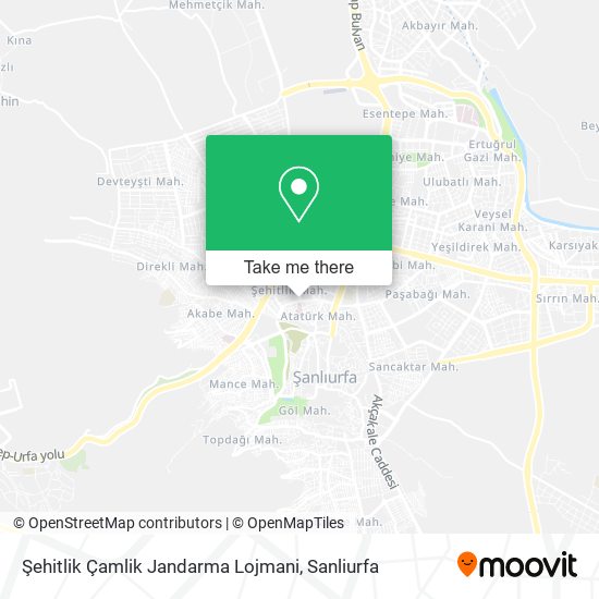 Şehitlik Çamlik Jandarma Lojmani map