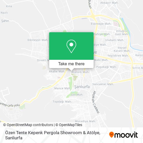 Özen Tente Kepenk Pergola Showroom & Atölye map