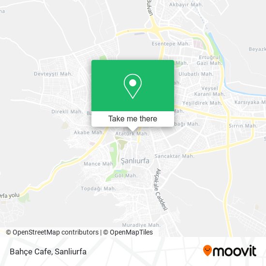 Bahçe Cafe map