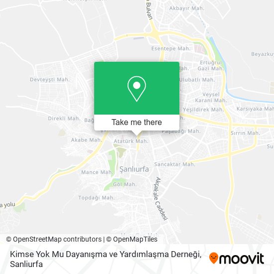 Kimse Yok Mu Dayanışma ve Yardımlaşma Derneği map