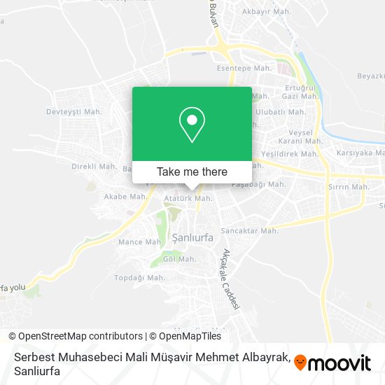 Serbest Muhasebeci Mali Müşavir Mehmet Albayrak map