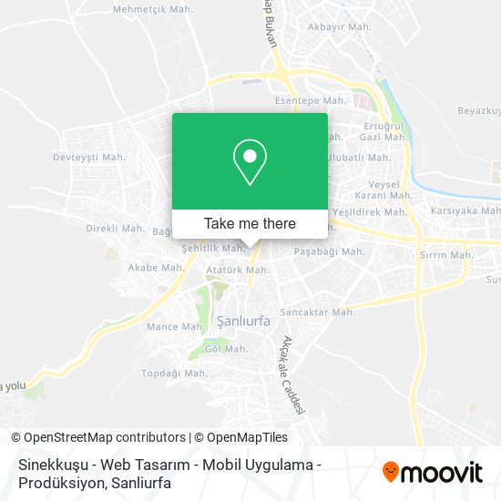 Sinekkuşu - Web Tasarım - Mobil Uygulama - Prodüksiyon map
