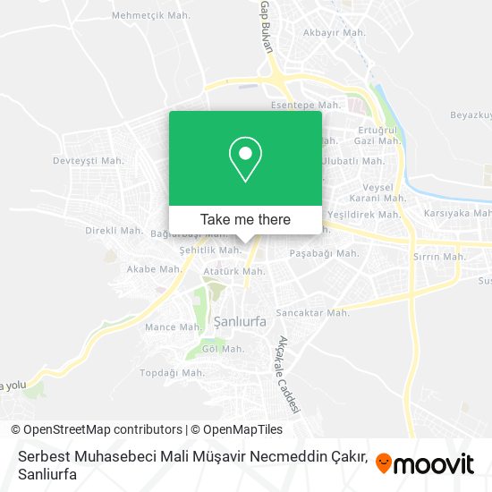 Serbest Muhasebeci Mali Müşavir Necmeddin Çakır map