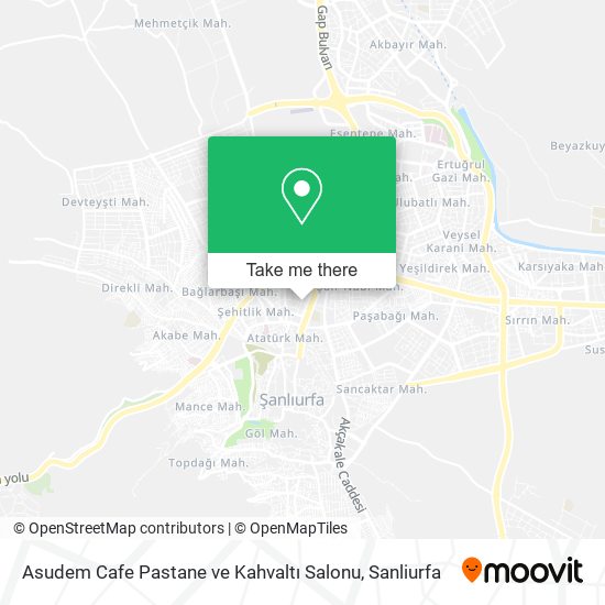 Asudem Cafe Pastane ve Kahvaltı Salonu map