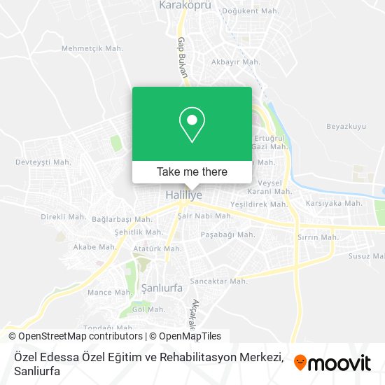 Özel Edessa Özel Eğitim ve Rehabilitasyon Merkezi map