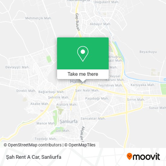 Şah Rent A Car map