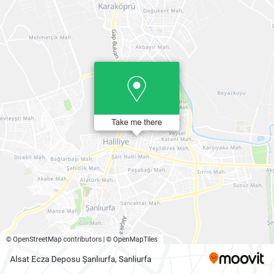 Alsat Ecza Deposu Şanlıurfa map