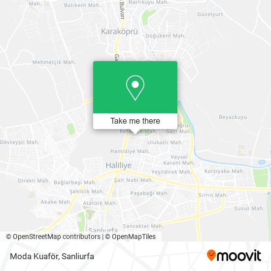 Moda Kuaför map