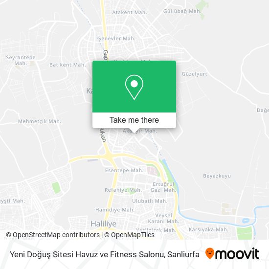 Yeni Doğuş Sitesi Havuz ve Fitness Salonu map