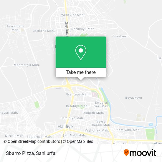 Sbarro Pizza map