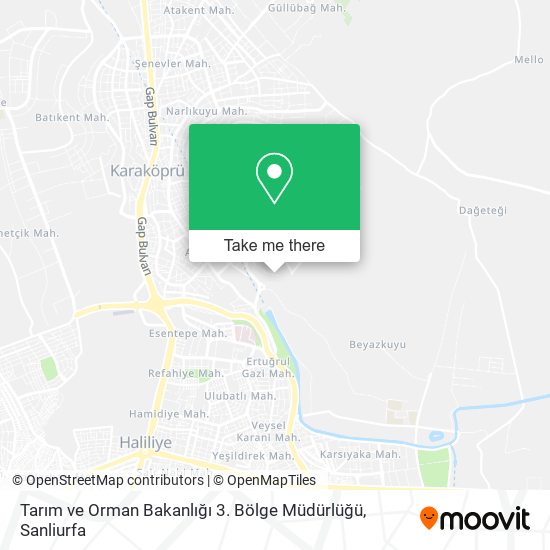 Tarım ve Orman Bakanlığı 3. Bölge Müdürlüğü map