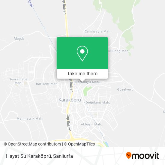 Hayat Su Karaköprü map