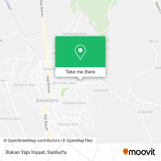 Bakan Yapı İnşaat map