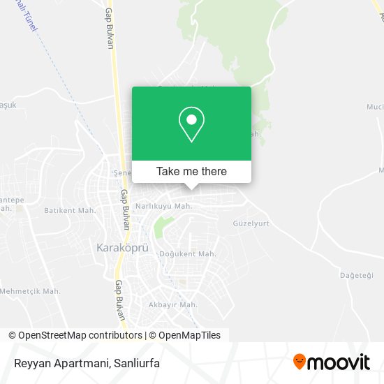 Reyyan Apartmani map