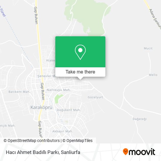 Hacı Ahmet Badıllı Parkı map