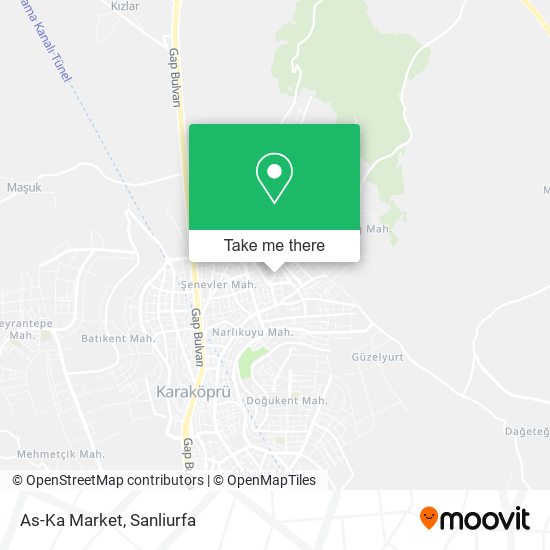 As-Ka Market map