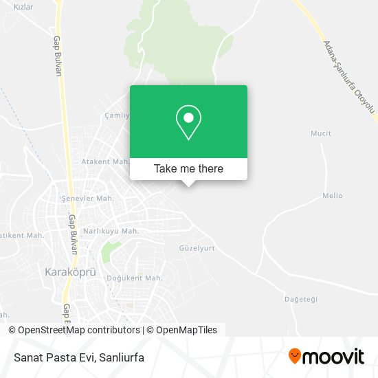 Sanat Pasta Evi map