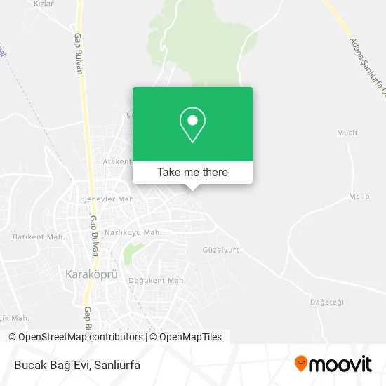 Bucak Bağ Evi map