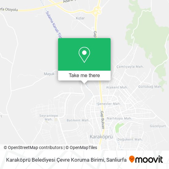 Karaköprü Belediyesi Çevre Koruma Birimi map