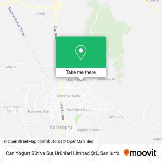 Can Yogurt Süt ve Süt Ürünleri Limited Şti. map
