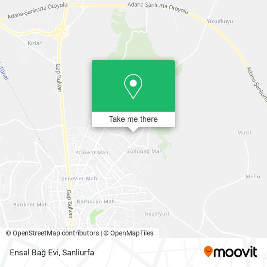Ensal Bağ Evi map