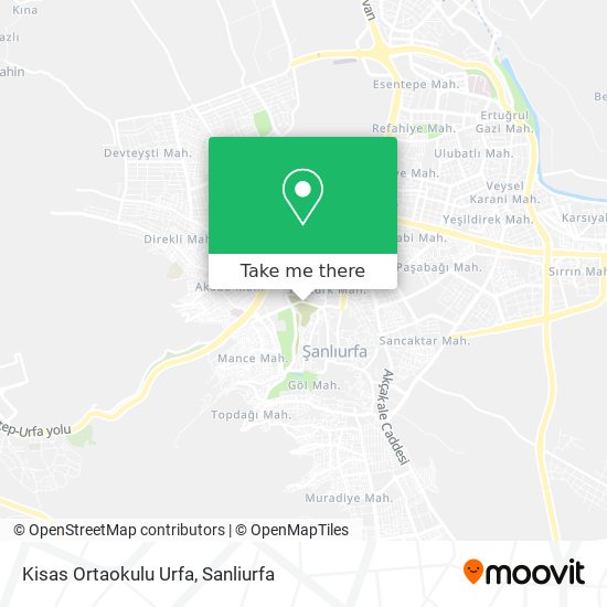 Kisas Ortaokulu Urfa map