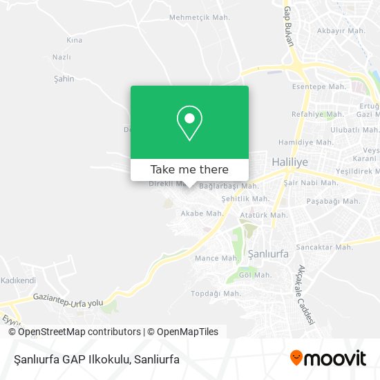 Şanlıurfa GAP Ilkokulu map
