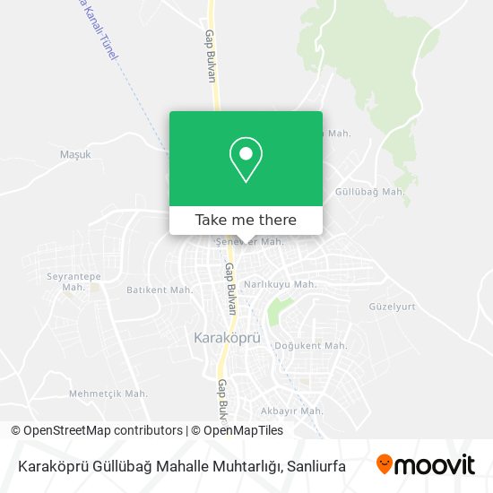 Karaköprü Güllübağ Mahalle Muhtarlığı map